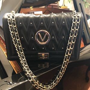 Mario Valentino black leather bag❤️